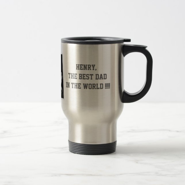 Personalized Fathers Day Mugs Add Your Photo (Right)