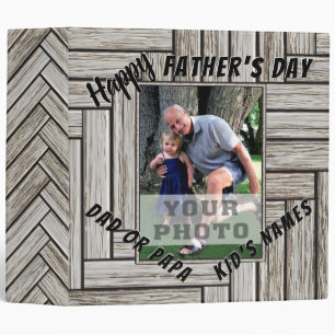 Personalized Fathers Day Photo Album Your.2 Photos 3 Ring Binder