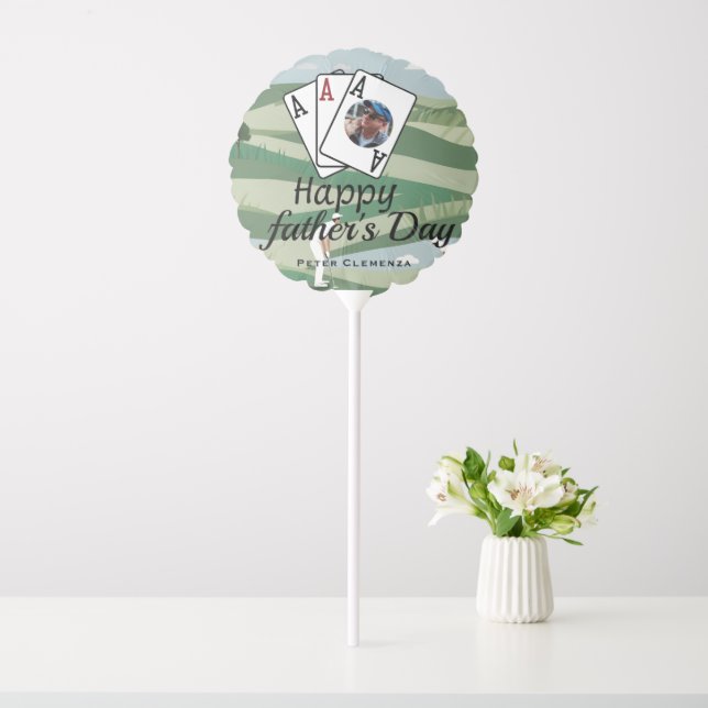 Personalized Father's Day Photo Balloons for Dad (In SItu)