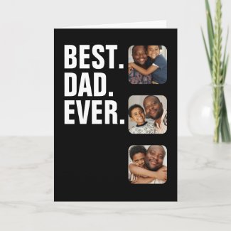 Personalized Fathers Day Photo Gift Best Dad Ever