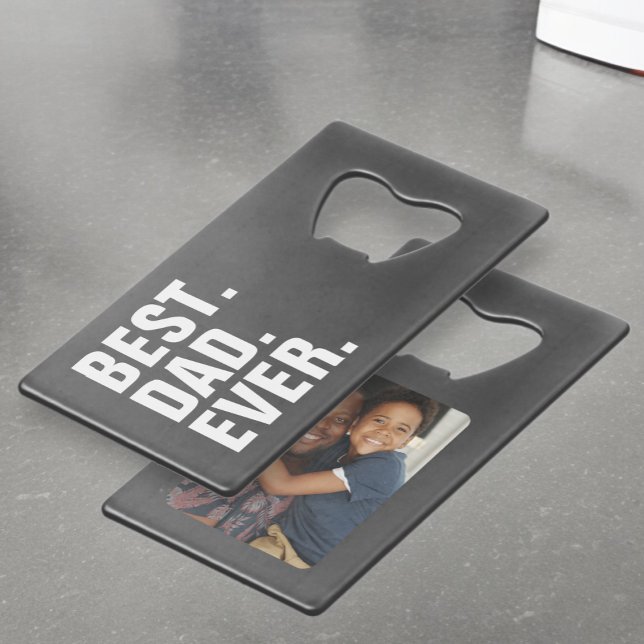 Personalized Fathers Day Photo Gift Best Dad Ever Credit Card Bottle Opener (Personalized Fathers Day Photo Gift Best Dad Ever Credit Card Bottle Opener from Ricaso. Daddy Gifts)