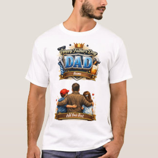 Personalized Father's Day Photo Shirt