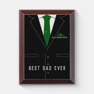 Personalized Father's Day Plaque - Best DAD Ever