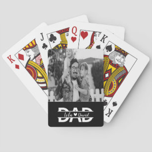 Personalized Father's Day Playing Cards