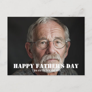 Personalized Father's Day Postcard – Custom Photo
