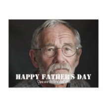 Personalized Father's Day Postcard – Custom Photo