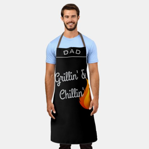 Personalized Fathers Day Ultimate Grilling Gift Apron