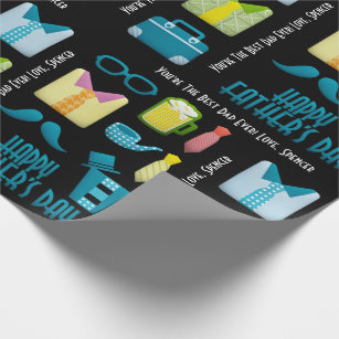 Download Fathers Day Wrapping Paper Zazzle 100 Satisfaction Guaranteed