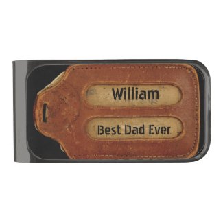Personalized faux Leather Slotted Identification