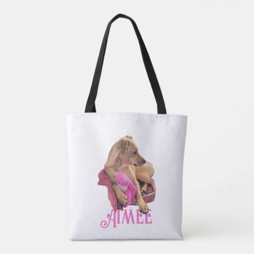 Personalized Fave Dogs Shopping Tote
