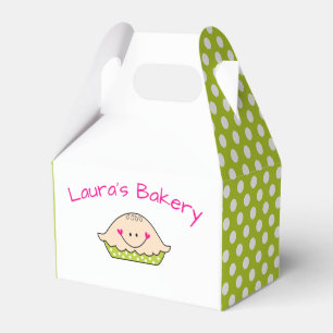 Personalized Favor Box Cute Pie