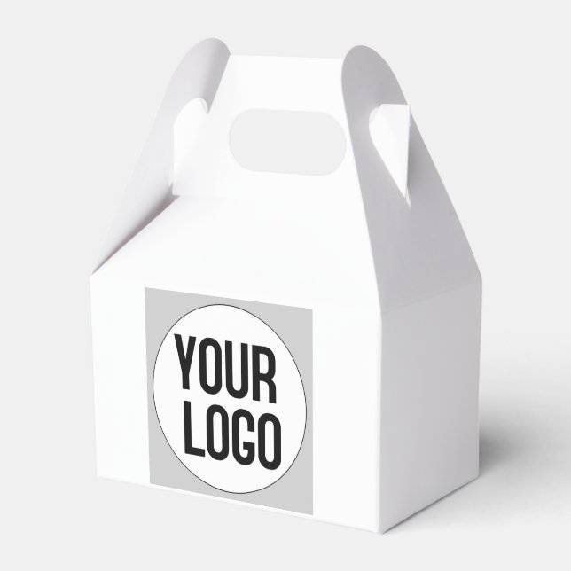 Personalized favor box for business  (Front Side)