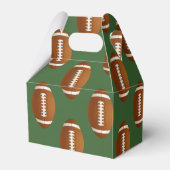 Personalized favor box Sports Party football theme (Back Side)