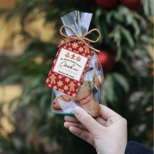 Personalized Favor Tag Christmas Cookie Exchange