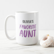Personalized Favorite Aunt
