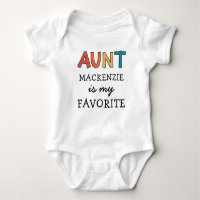Personalized Favorite Aunt Cute I Love My Aunt 