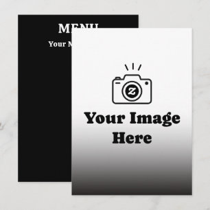 Personalized Favorite Photo with Text Menu
