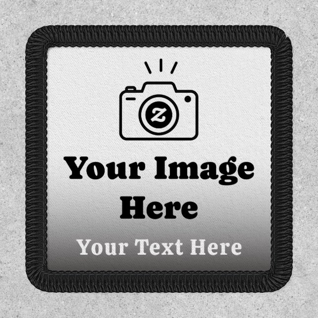 Personalized Favorite Photo with Text Patch (Front)