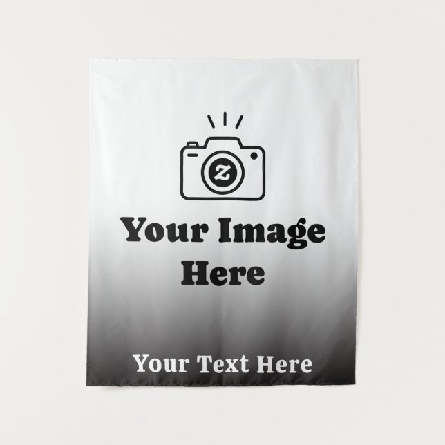 Personalized Favorite Photo with Text Tapestry (Front)