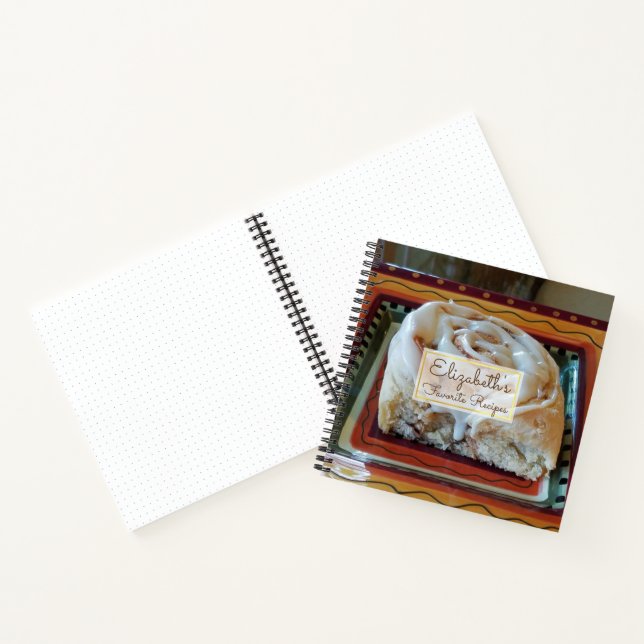 Personalized "Favorite Recipes" (Your Photo) Notebook (Inside)