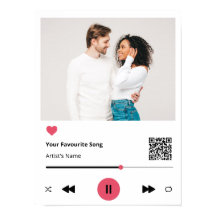 Personalized Favorite Song - Canvas Print