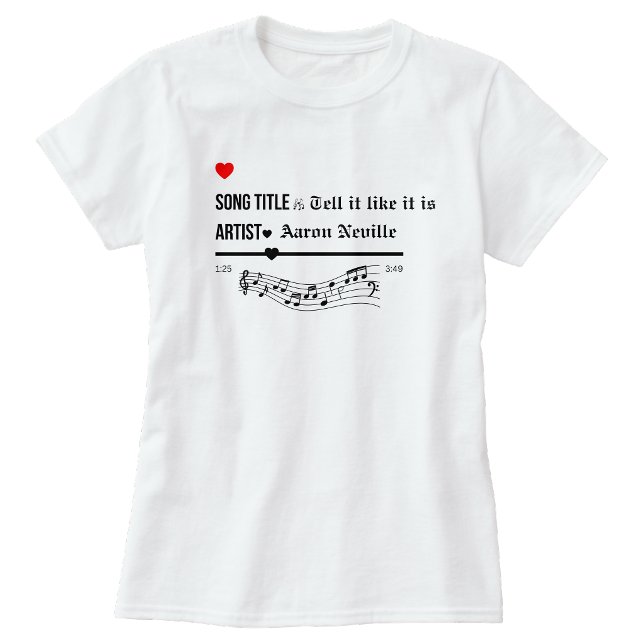 Personalized Favorite song title Tshirt (Personalized Favorite song title Tshirt)