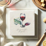 Personalized Favors Winery Stone Coaster<br><div class="desc">Crafted with a personal touch, these custom stone coasters not only add an elegant touch to your event but also serve as a meaningful keepsake for your guests to cherish. Unlike disposable paper place cards, these coasters won't be tossed aside. You can further tailor them to your liking using the...</div>