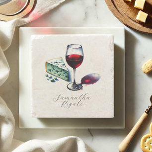 Personalized Favors Winery Stone Coaster