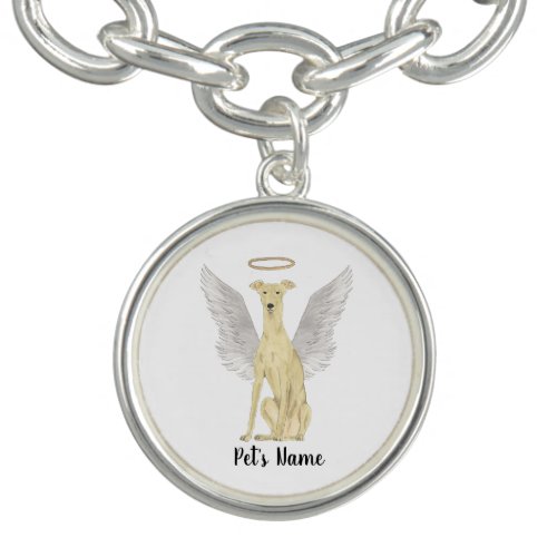 Personalized Fawn Greyhound Sympathy Memorial Bracelet