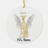 Personalized Fawn Greyhound Sympathy Memorial