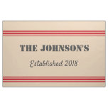 Personalized Feedsack Inspired Fabric