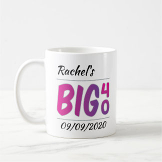 Personalized Female "Big 40" Mug