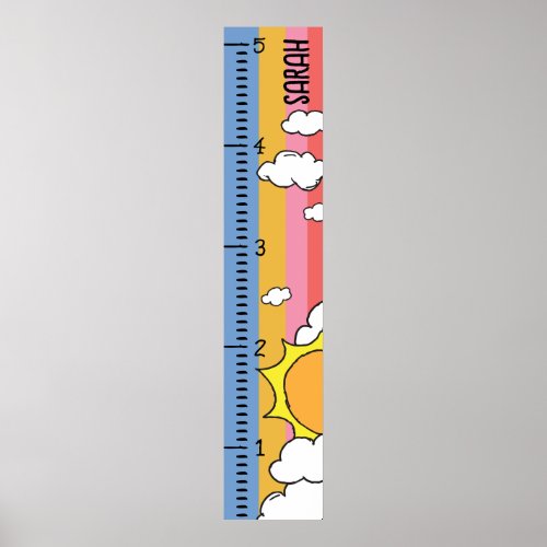 Personalized Female Growth Chart Ruler  My Growth