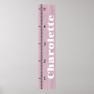 Personalized Female Growth Chart Ruler | My Growth