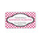 Personalized Feminine Pink Polkadots Bookplate