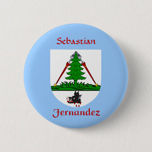 Personalized Fernandez Historical Shield Button