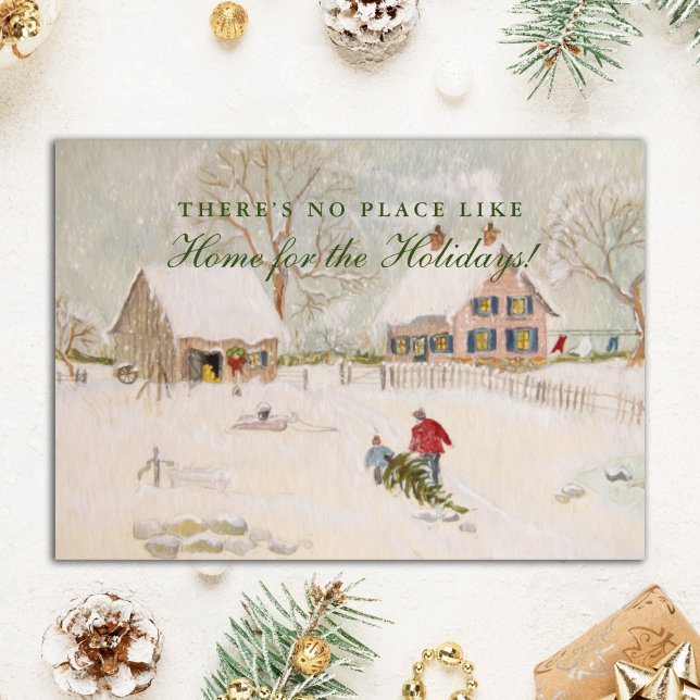 Personalized Festive Realtor Holiday Cards (Creator Uploaded)