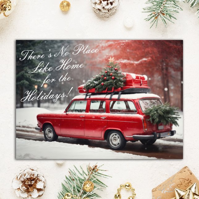 Personalized Festive Script Realtor Holiday Cards (Creator Uploaded)