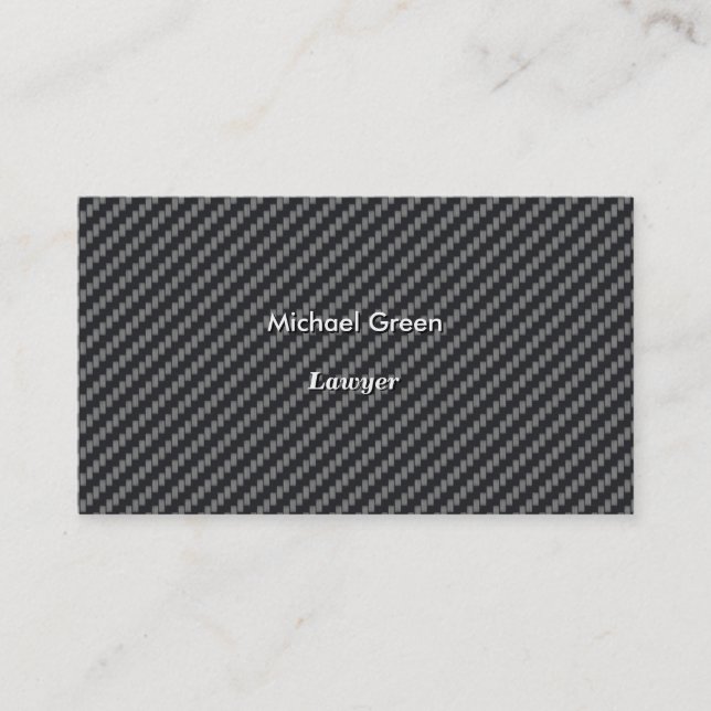 Personalized Fiber Business Card (Front)