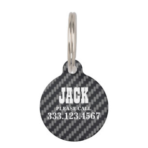 Personalized Fiber Pet ID Tag