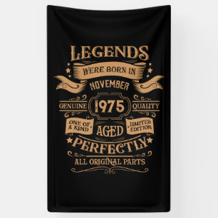 Personalized fifty vintage 50th birthday party banner