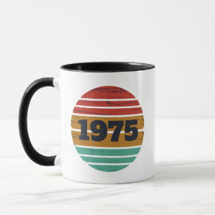 Personalized fifty vintage 50th birthday party mug