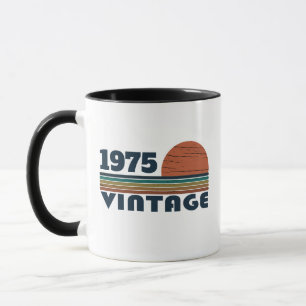 Personalized fifty vintage 50th birthday party mug
