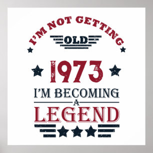 Personalized fifty vintage 50th birthday party poster