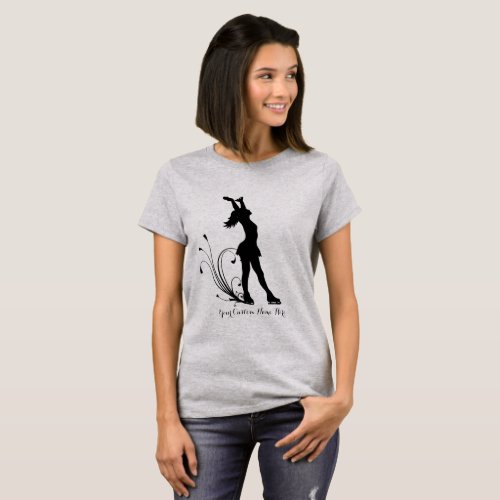 Personalized Figure Skating T_Shirt Fun Sayings