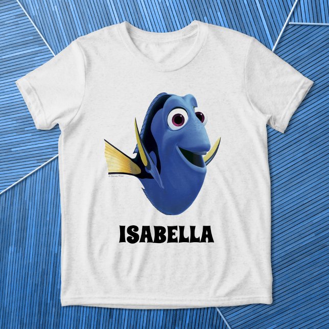 Personalized Finding Nemo's Dory Tri-Blend Shirt (Shirt on background)