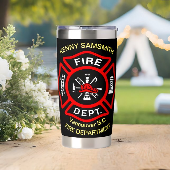 Personalized Fire Department Tumbler (Creator Uploaded)