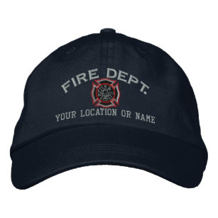 Personalized Firefighter Custom Cap Embroidery