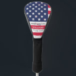 Personalized Firefighter Monogram Go Golf Head Cover<br><div class="desc">Thin Red Line Personalized Firefighter Monogram Golf Head Cover</div>