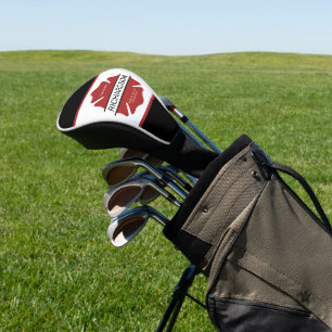 Personalized Firefighter Red Logo Symbol Golf Head Cover